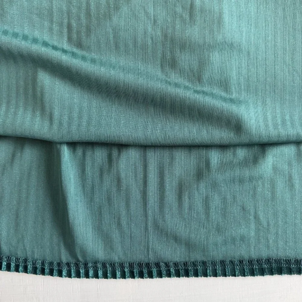 Women’s Mini Dress Emerald Green Medium Christmas Holiday Wicked Velvet Ribbed